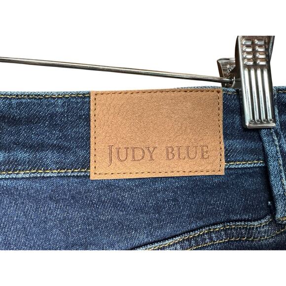 Judy Blue Womens Size 11/30 Straight Leg Dark Wash Denim Blue Jeans JB88575 - Picture 6 of 10